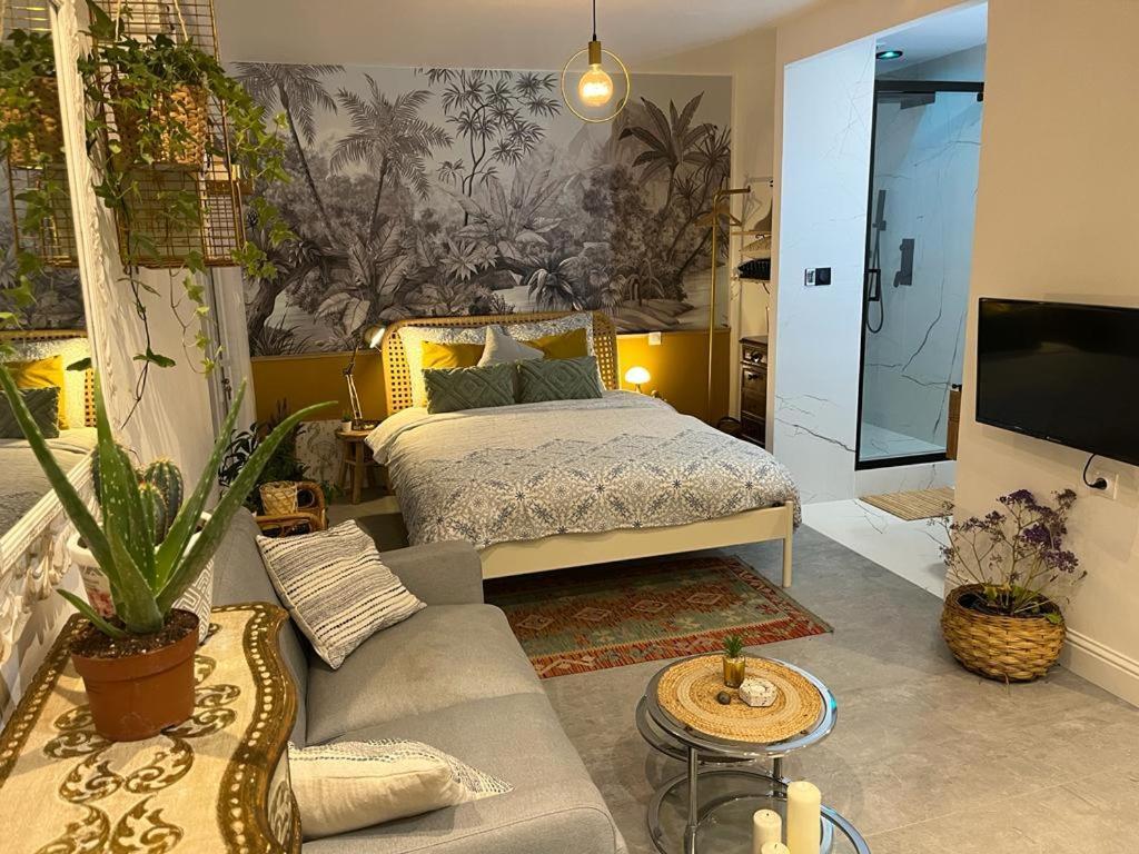 Superbe Appartement Avec Jacuzzi Avec Jardin Prive Lião Exterior foto