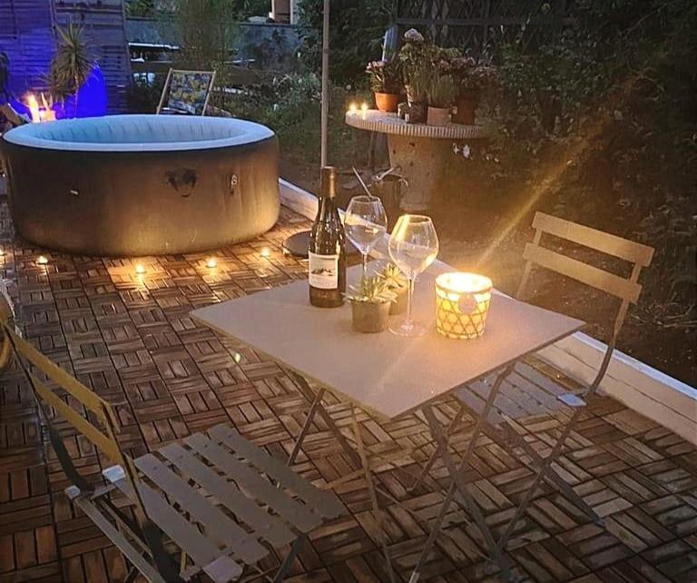 Superbe Appartement Avec Jacuzzi Avec Jardin Prive Lião Exterior foto